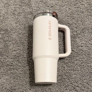Stanley Cream Travel Mug with Handle